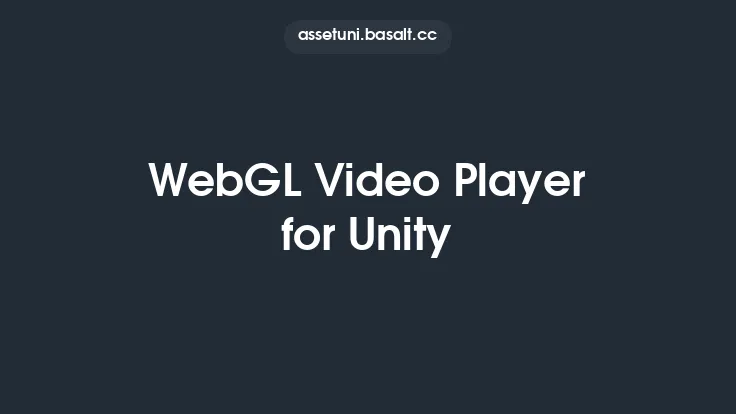 WebGL Video Player for Unity Thumbnail