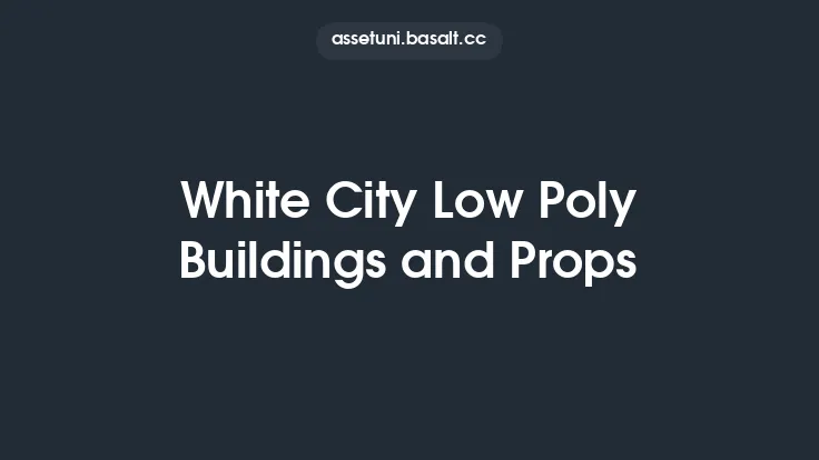 White City Low Poly Buildings and Props Thumbnail
