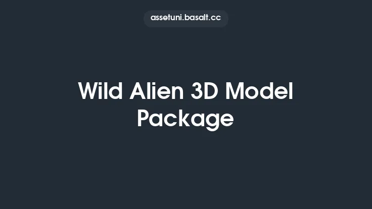 Wild Alien 3D Model Package Thumbnail