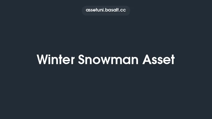 Winter Snowman Asset Thumbnail