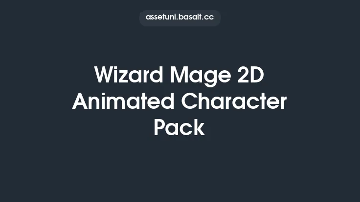 Wizard Mage 2D Animated Character Pack Thumbnail