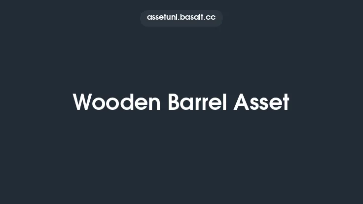 Wooden Barrel Asset Thumbnail