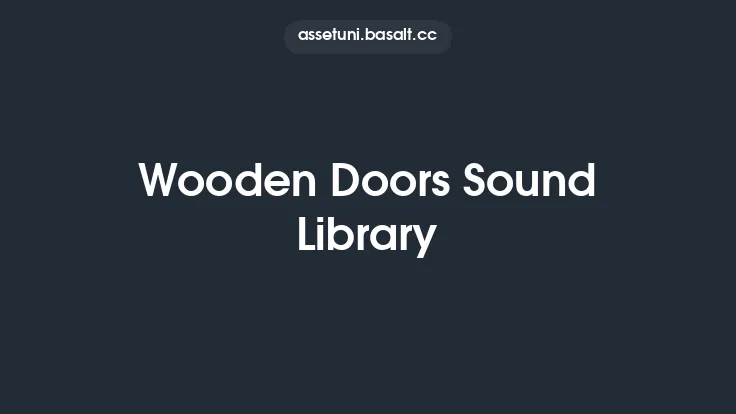 Wooden Doors Sound Library Thumbnail