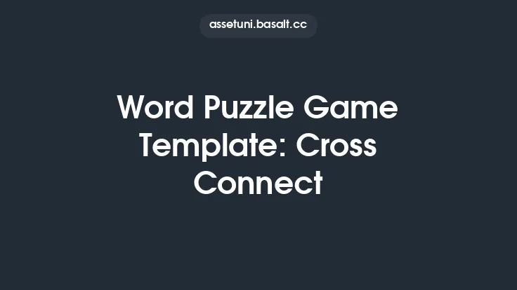 Word Puzzle Game Template: Cross Connect Thumbnail
