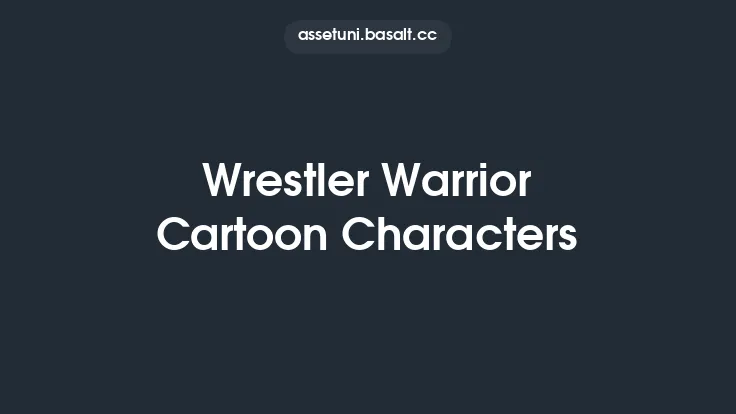 Wrestler Warrior Cartoon Characters Thumbnail