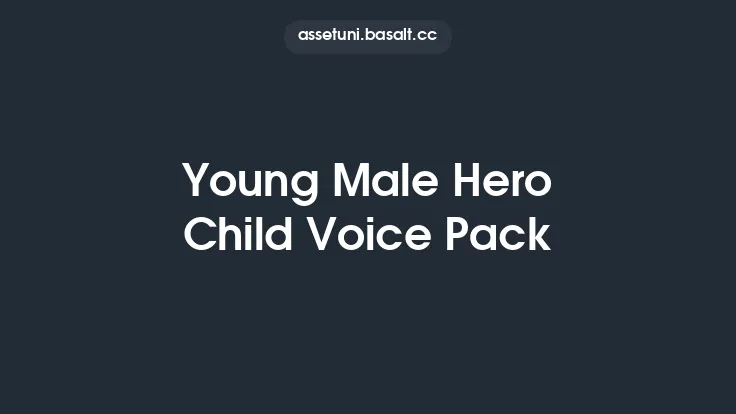 Young Male Hero Child Voice Pack Thumbnail
