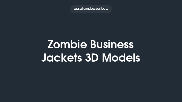 Zombie Business Jackets 3D Models Thumbnail