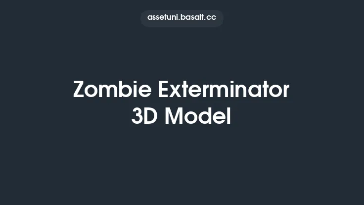 Zombie Exterminator 3D Model Thumbnail