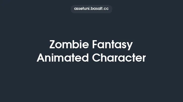Zombie Fantasy Animated Character Thumbnail