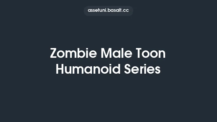 Zombie Male Toon Humanoid Series Thumbnail