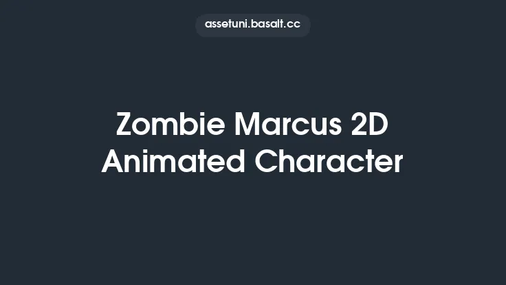 Zombie Marcus 2D Animated Character Thumbnail
